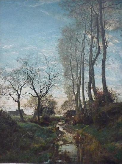 Hippolyte Boulenger Josaphat Valley at Schaarbeek oil painting picture
